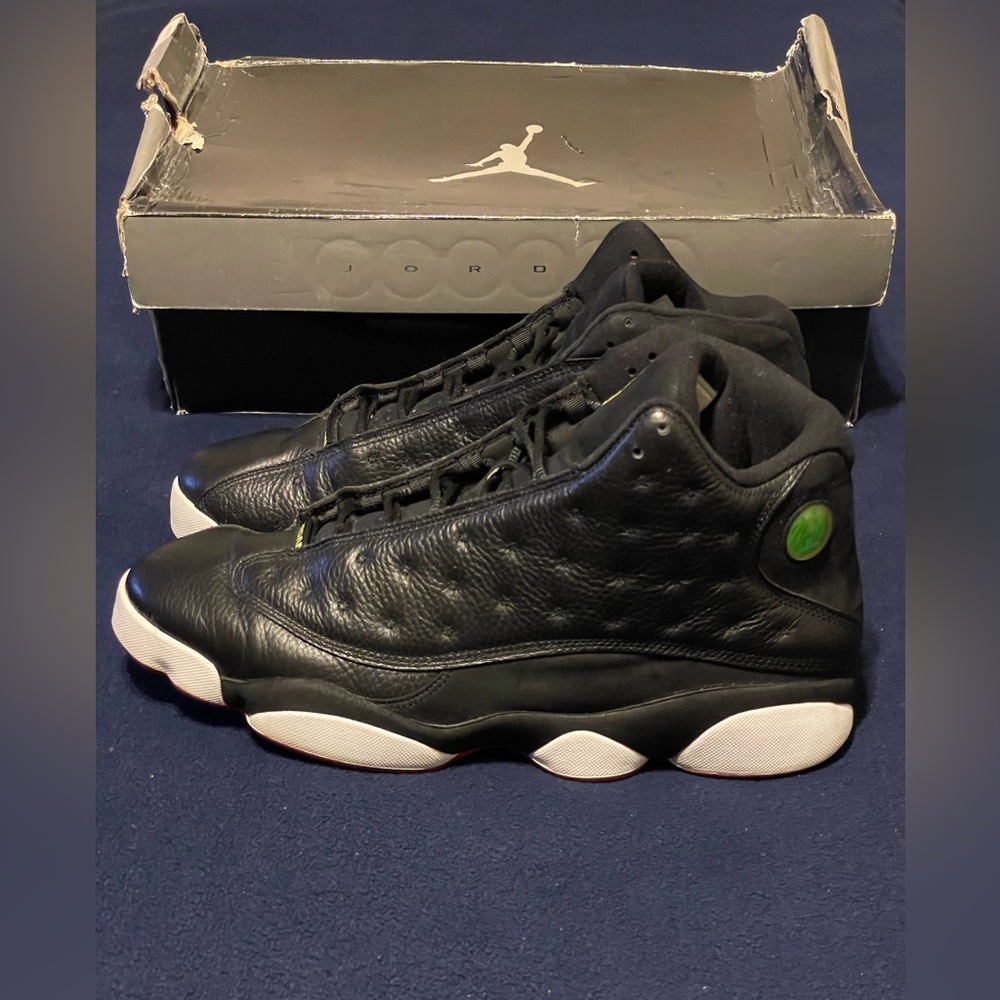 Nike Air Jordan 13 Retro Playoffs Size 13 2011 Black White